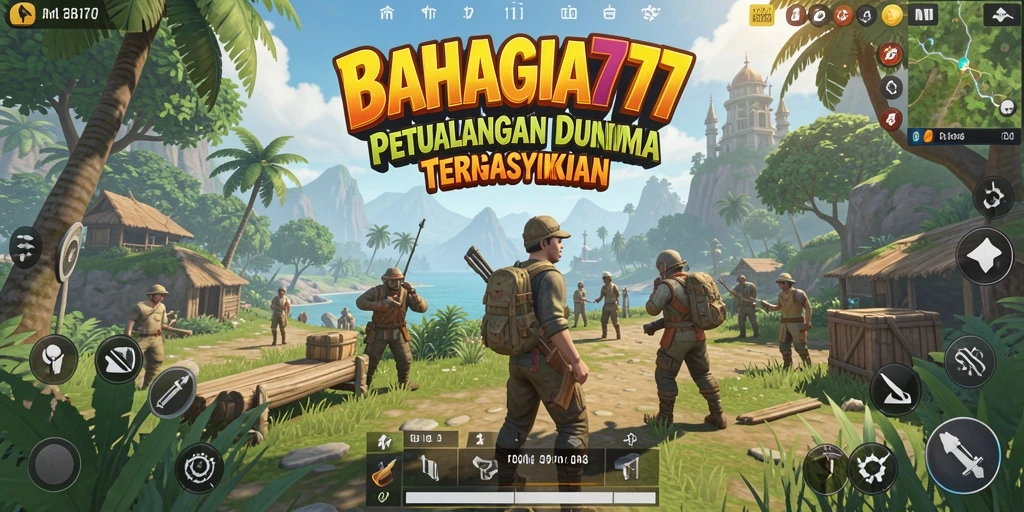 Gameplay BAHAGIA777 menampilkan eksplorasi dunia terbuka yang spektakuler.