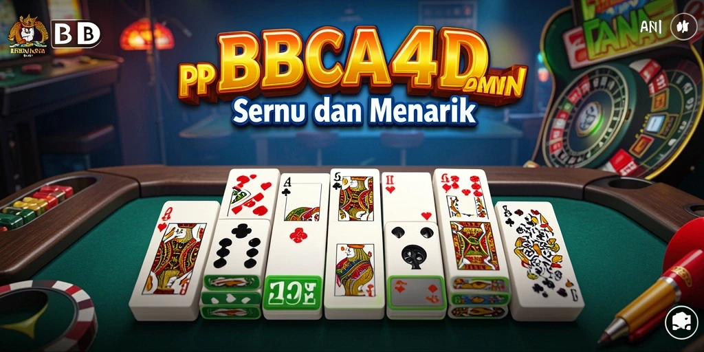 Tampilan gameplay menarik dari BBCA4D saat bermain Domino.