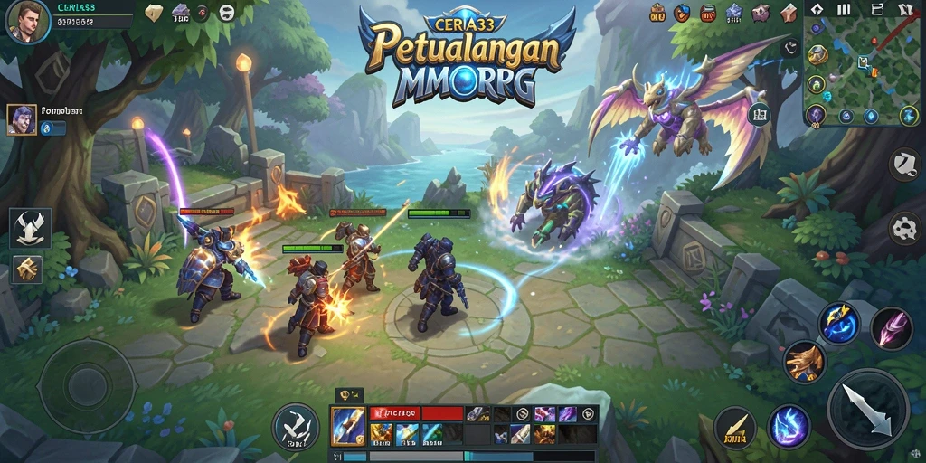 Tampilan gameplay fantastis dari CERIA33 yang mendebarkan.