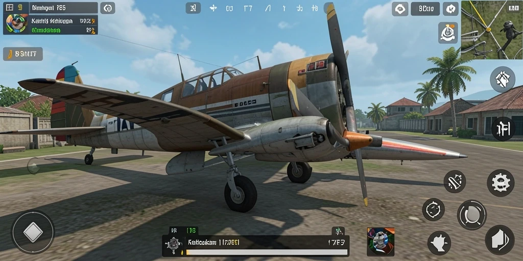 Tampilan gameplay menarik dari F7F7 yang menunjukkan kehidupan dalam simulasi.