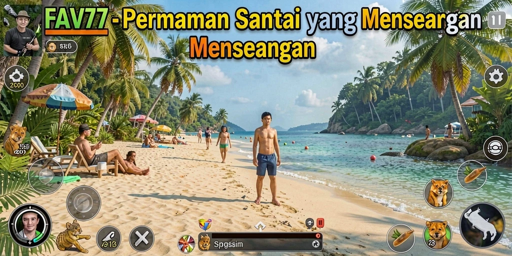 Tampilan gameplay menarik dari FAV77 dengan antarmuka ramah pengguna.
