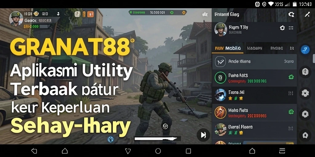 Screenshot GRANAT88 menunjukkan antarmuka yang ramah pengguna dan fitur beragam.
