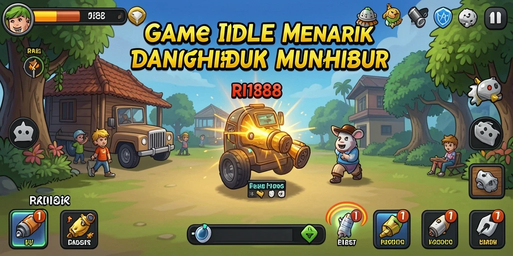 Tampilan gameplay RI188 menampilkan pengumpulan poin otomatis yang mengasyikkan.