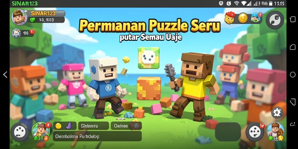 Tampilan gameplay SINAR123 yang menantang dan penuh warna.