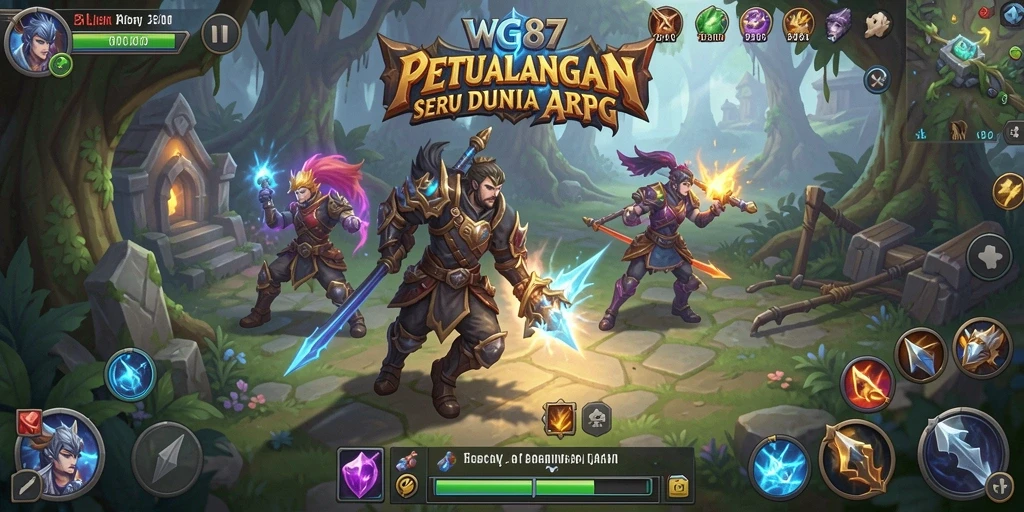 Menampilkan aksi seru dalam game ARPG yang penuh tantangan.