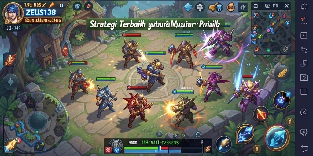 Tampilan gameplay ZEUS138 dengan strategi yang mendalam.